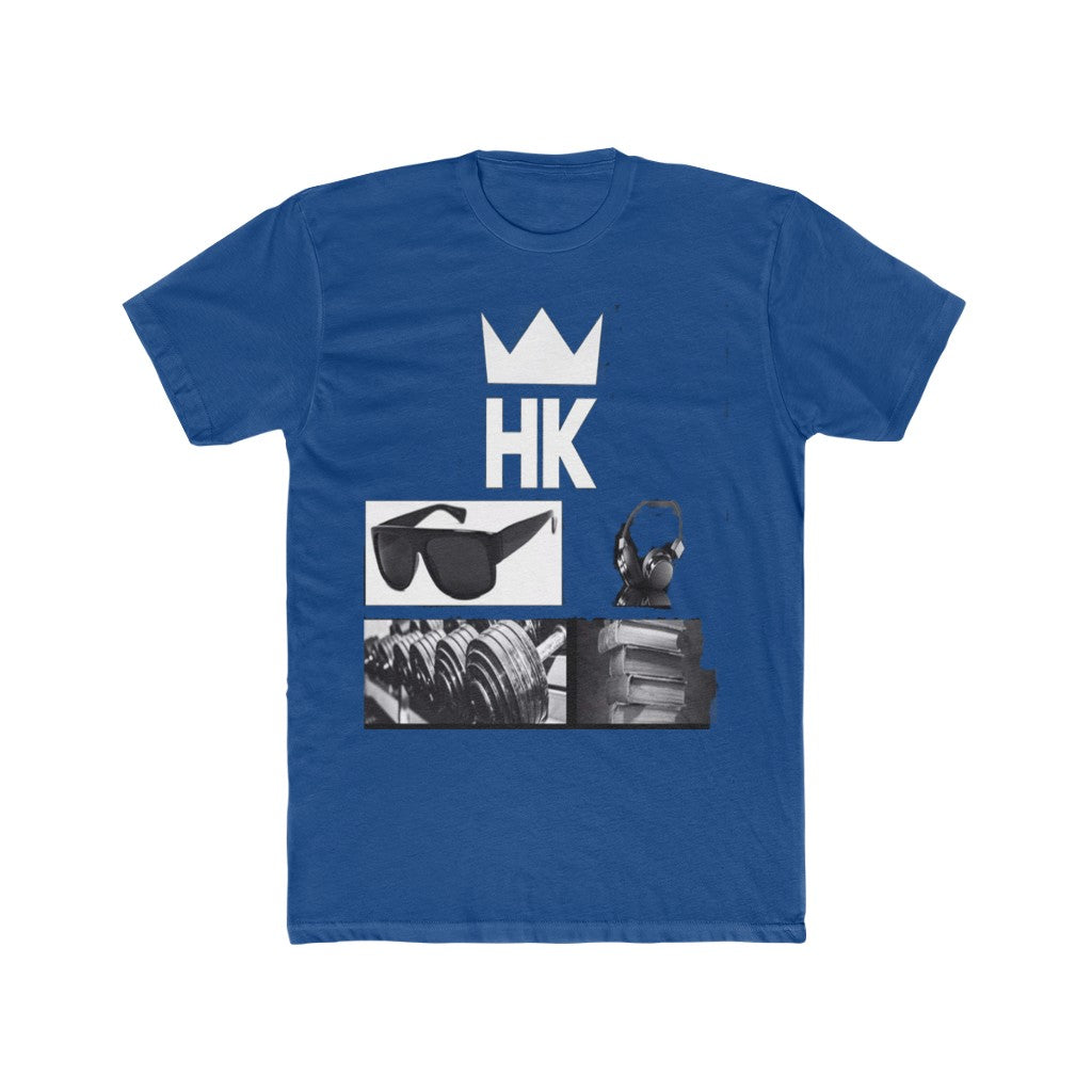 H & K Crown Calif.  Men's Cotton Crew Tee