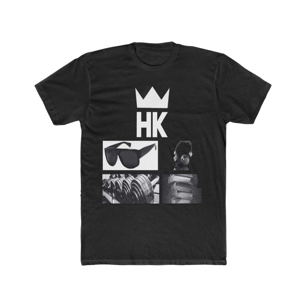 H & K Crown Calif.  Men's Cotton Crew Tee