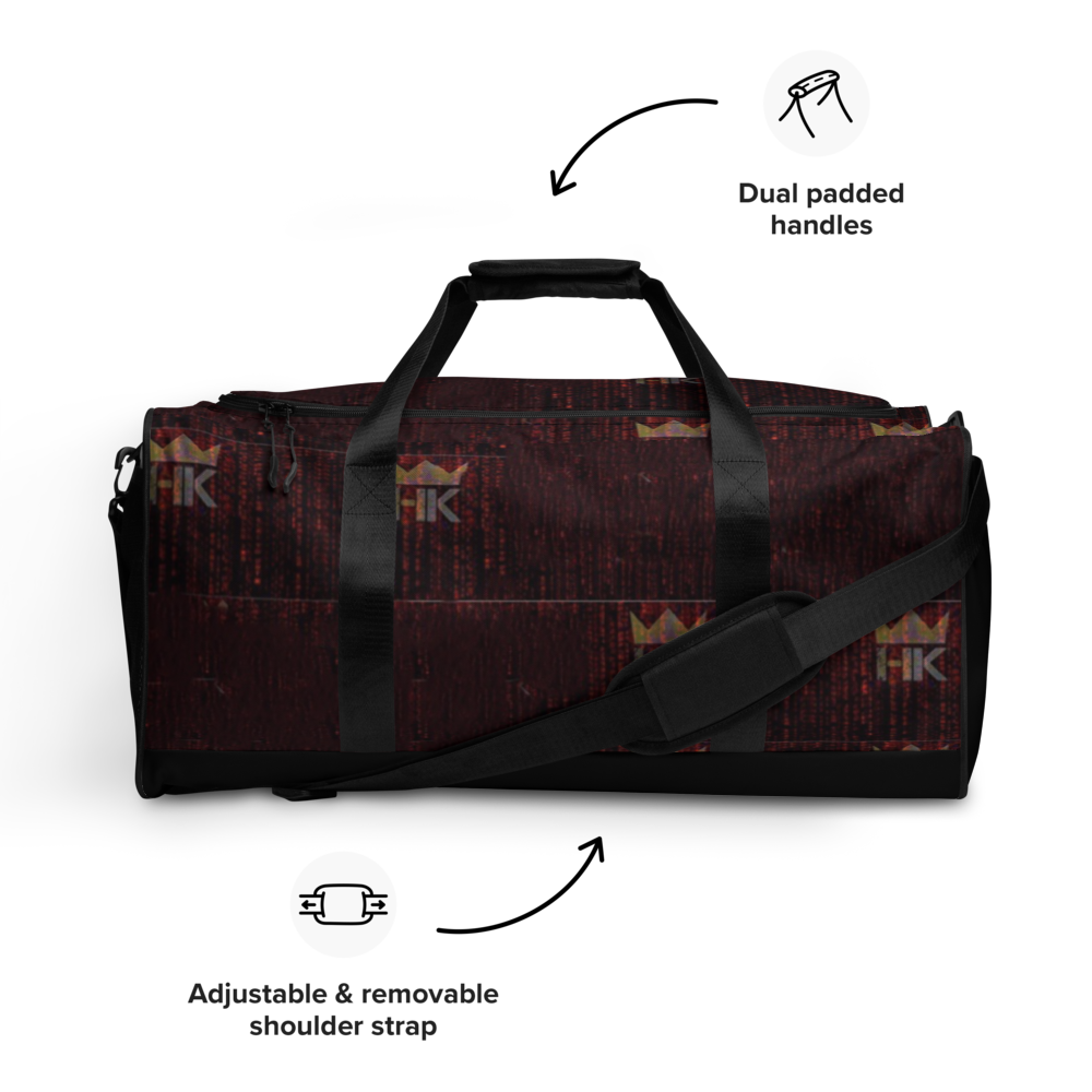 H & K Crown Red Pill Duffle Bag